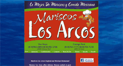 Desktop Screenshot of mariscoslosarcos.com